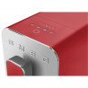 Еспресо машина SMEG Collezione BCC02RDMEU, 1350 W, 19 bar, 1.4 л, 8 функции, Вградена мелачка, Дюза за пара, Червен