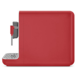 Еспресо машина SMEG Collezione BCC02RDMEU, 1350 W, 19 bar, 1.4 л, 8 функции, Вградена мелачка, Дюза за пара, Червен