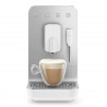 Еспресо машина SMEG Collezione BCC12WHMEU, 1350 W, 19 bar, 1.4 л, 8 функции, Вградена мелачка, Дюза за пара, Бял