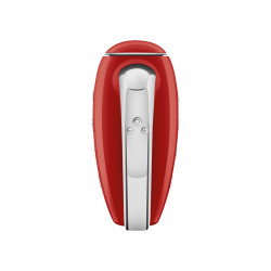 Ръчен миксер SMEG 50's Style HMF01RDEU, 250W, 9 скорости, Турбо, Скрит LED дисплей, Таймер, Аксесоари, Червен