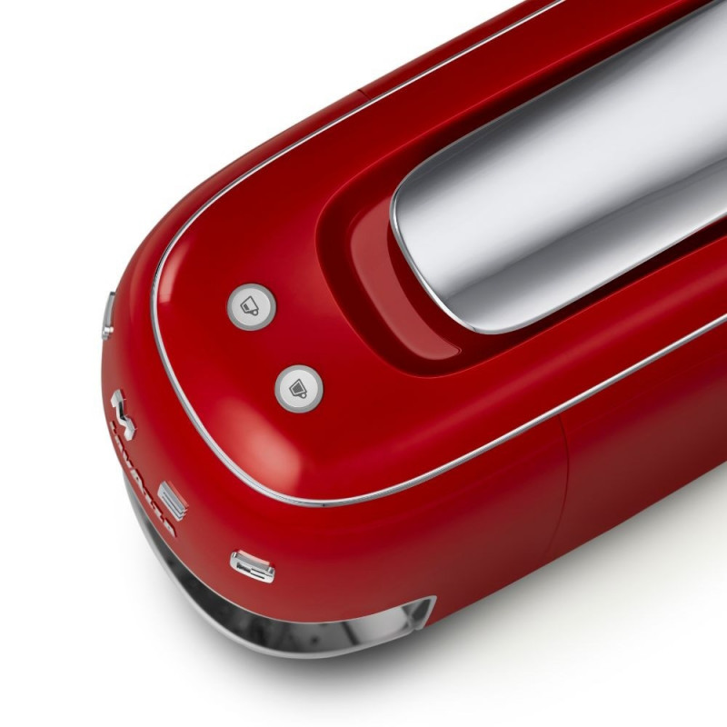 Еспресо машина за капсули SMEG Lavazza A Modo Mio LM200, 1250 W, 10 bar, 0.9 л, Бързо загряване, Червен