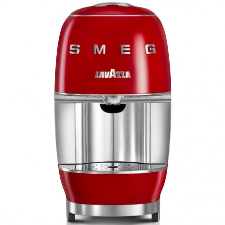 Еспресо машина за капсули SMEG Lavazza A Modo Mio LM200, 1250 W, 10 bar, 0.9 л, Бързо загряване, Червен