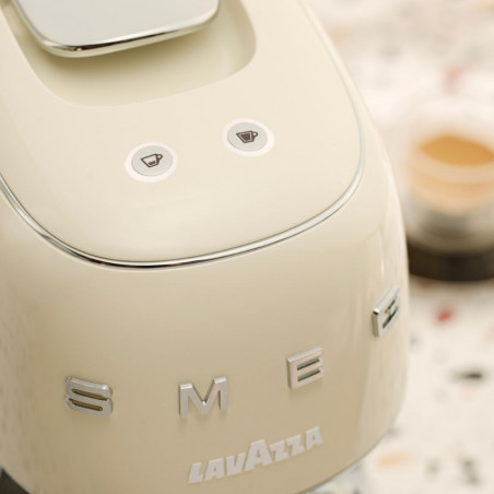 Еспресо машина за капсули SMEG Lavazza A Modo Mio LM200, 1250 W, 10 bar, 0.9 л, Бързо загряване, Крема
