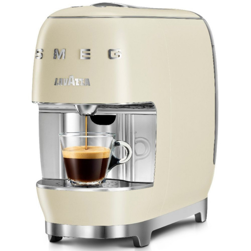Еспресо машина за капсули SMEG Lavazza A Modo Mio LM200, 1250 W, 10 bar, 0.9 л, Бързо загряване, Крема