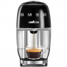 Еспресо машина за капсули SMEG Lavazza A Modo Mio LM200, 1250 W, 10 bar, 0.9 л, Бързо загряване, Черен