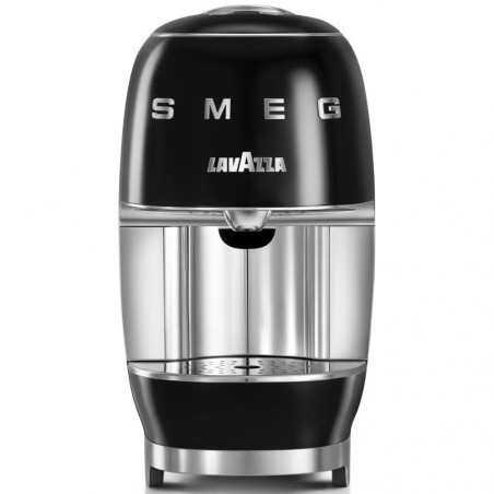 Еспресо машина за капсули SMEG Lavazza A Modo Mio LM200, 1250 W, 10 bar, 0.9 л, Бързо загряване, Черен