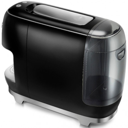 Еспресо машина за капсули SMEG Lavazza A Modo Mio LM200, 1250 W, 10 bar, 0.9 л, Бързо загряване, Черен