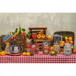 Планетарен миксер SMEG Dolce & Gabbana SMF03DGEU, 800 W, 4.8 л, 10 скорости, Функция за плавен старт, Крачета против хлъзгане, Многоцветен