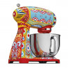 Планетарен миксер SMEG Dolce & Gabbana SMF03DGEU, 800 W, 4.8 л, 10 скорости, Функция за плавен старт, Крачета против хлъзгане, Многоцветен