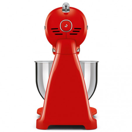 Планетарен миксер SMEG SMF03RDEU, 800 W, 4.8 л, 10 скорости, Функция за плавен старт, Крачета против хлъзгане, Червен