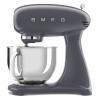 Планетарен миксер SMEG SMF03GREU, 800 W, 4.8 л, 10 скорости, Функция за плавен старт, Крачета против хлъзгане, Сив