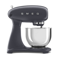 Планетарен миксер SMEG SMF03GREU, 800 W, 4.8 л, 10 скорости, Функция за плавен старт, Крачета против хлъзгане, Сив