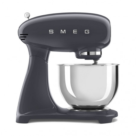 Планетарен миксер SMEG SMF03GREU, 800 W, 4.8 л, 10 скорости, Функция за плавен старт, Крачета против хлъзгане, Сив