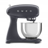 Планетарен миксер SMEG SMF03GREU, 800 W, 4.8 л, 10 скорости, Функция за плавен старт, Крачета против хлъзгане, Сив