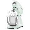 Планетарен миксер SMEG SMF03PGEU, 800 W, 4.8 л, 10 скорости, Функция за плавен старт, Крачета против хлъзгане, Пастелно зелен