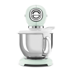 Планетарен миксер SMEG SMF03PGEU, 800 W, 4.8 л, 10 скорости, Функция за плавен старт, Крачета против хлъзгане, Пастелно зелен