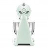Планетарен миксер SMEG SMF03PGEU, 800 W, 4.8 л, 10 скорости, Функция за плавен старт, Крачета против хлъзгане, Пастелно зелен