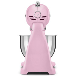 Планетарен миксер SMEG SMF03PKEU, 800 W, 4.8 л, 10 скорости, Функция за плавен старт, Крачета против хлъзгане, Розов