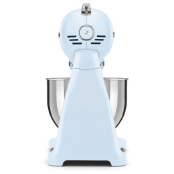 Планетарен миксер SMEG SMF03PBEU, 800 W, 4.8 л, 10 скорости, Функция за плавен старт, Крачета против хлъзгане, Пастелно син
