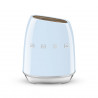Комплект ножове със стойка SMEG KBSF02PB, 7 части, Слотове от акациево дърво, Немска неръждаема стомана, Пастелно син