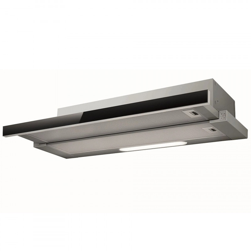 Абсорбатор за вграждане Elica Elite 14 Lux GRVT 60, 121 W, 60 см, Клас D, 304 м3/ч, LED осветление, Сив/Черен