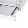 Абсорбатор за вграждане Elica Elite 14 Lux GRVTWH 60, 121 W, 60 см, Клас D, 304 м3/ч, LED осветление, Сив/Бял