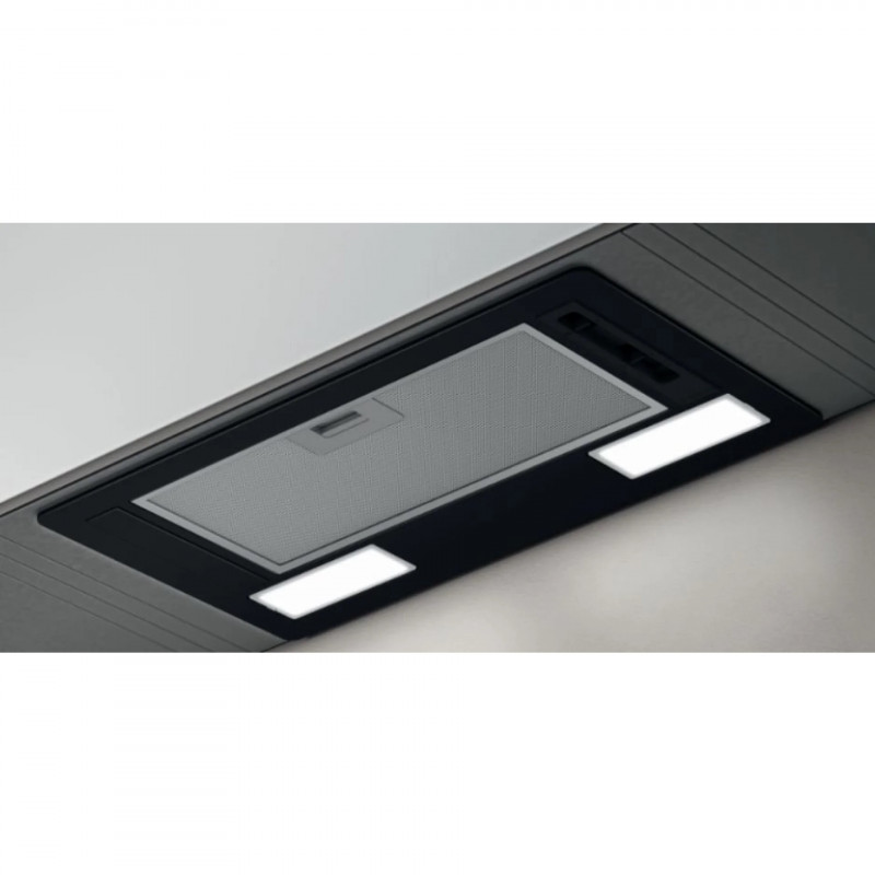 Аспиратор за вграждане Elica Era BL 52, 81 W, 52 см, Клас C, 224 м3/ч, LED осветление, Черен