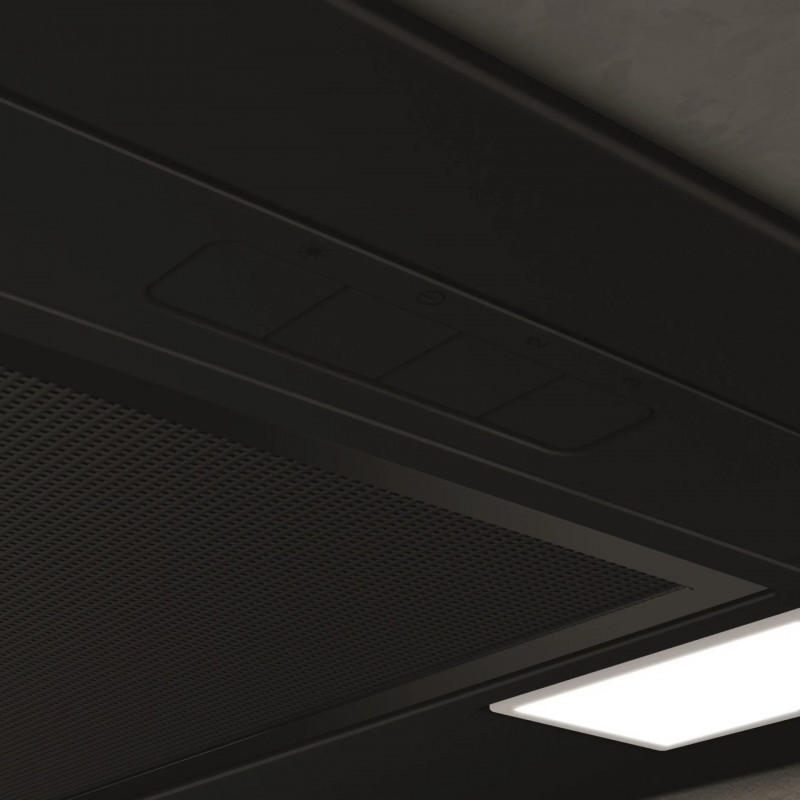 Абсорбатор за вграждане Elica Era C BL 52, 146 W, 52 см, Клас D, 368 м3/ч, LED осветление, Черен