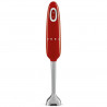 Пасатор Smeg HBF11RDEU, 700 W, 14850 об/мин, Турбо функция, Противоплъзгаща дръжка, Червен