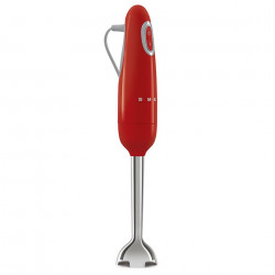 Пасатор Smeg HBF11RDEU, 700 W, 14850 об/мин, Турбо функция, Противоплъзгаща дръжка, Червен