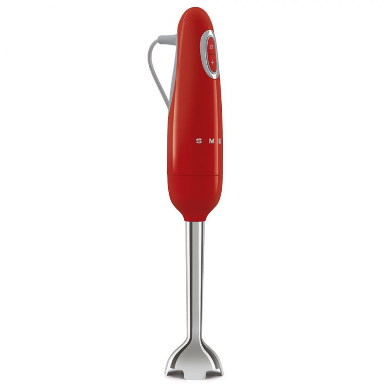 Пасатор Smeg HBF11RDEU, 700 W, 14850 об/мин, Турбо функция, Противоплъзгаща дръжка, Червен