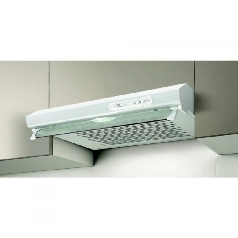 Абсорбатор Elica Verve Lux WH 60, 52 W, 60 см, Клас C, 205 м3/ч, LED осветление, Бял