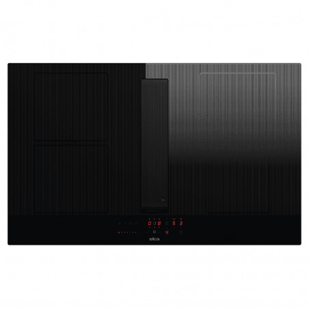 Аспириращ плот за вграждане Elica NikolaTesla Velvet BL/A/83, 7.2 kW, Мощност на абсорбация 620 m3/h, Autocapture, Comfort Silence, Bridge Zone, Stop&Go, Черен