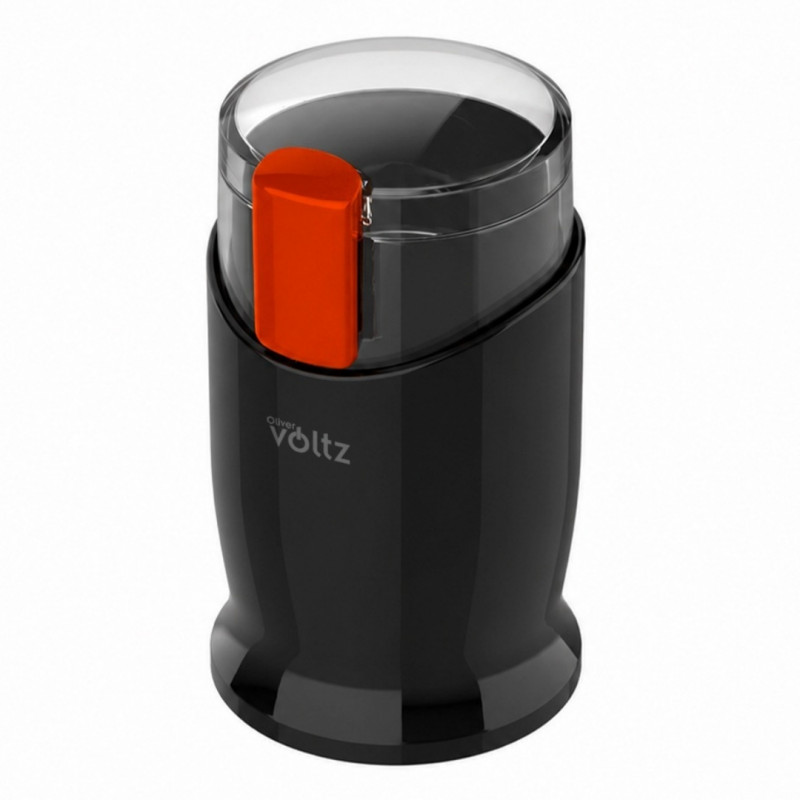 Кафемелачка Oliver Voltz OV51172C, 150W, 60 гр, Система за безопасност, Стоманени ножове, Черен