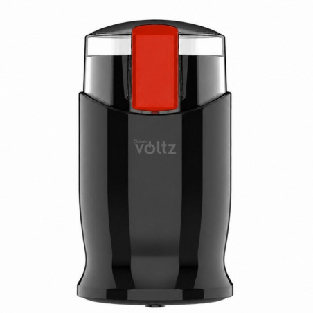 Кафемелачка Oliver Voltz OV51172C, 150W, 60 гр, Система за безопасност, Стоманени ножове, Черен