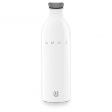 Бутилка Smeg Urban WBF02WH, 1 л, Херметично затваряне, Без ВРА, Неръждаема Стомана, Бял
