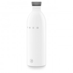 Бутилка Smeg Urban WBF02WH, 1 л, Херметично затваряне, Без ВРА, Неръждаема Стомана, Бял
