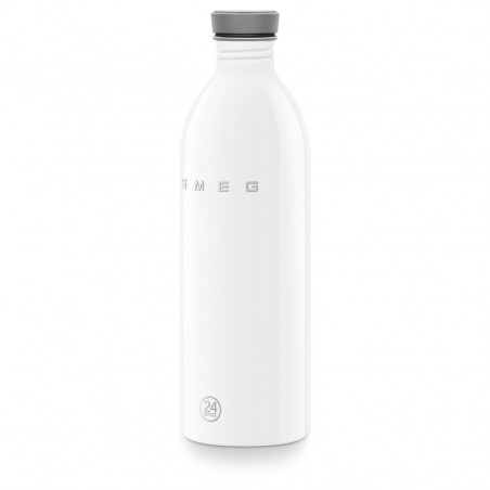 Бутилка Smeg Urban WBF02WH, 1 л, Херметично затваряне, Без ВРА, Неръждаема Стомана, Бял