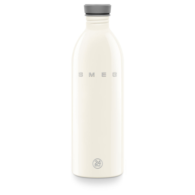 Бутилка Smeg Urban WBF02CR, 1 л, Херметично затваряне, Без ВРА, Неръждаема Стомана, Крем