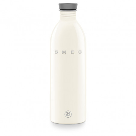 Бутилка Smeg Urban WBF02CR, 1 л, Херметично затваряне, Без ВРА, Неръждаема Стомана, Крем