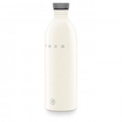 Бутилка Smeg Urban WBF02CR, 1 л, Херметично затваряне, Без ВРА, Неръждаема Стомана, Крем