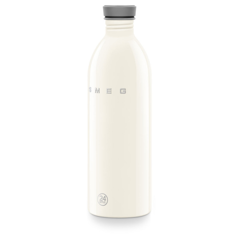 Бутилка Smeg Urban WBF02CR, 1 л, Херметично затваряне, Без ВРА, Неръждаема Стомана, Крем