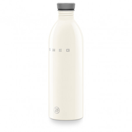 Бутилка Smeg Urban WBF02CR, 1 л, Херметично затваряне, Без ВРА, Неръждаема Стомана, Крем