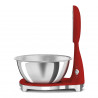 Кухненска везна Smeg KSF01RDWW, Аналогов и дигитален дисплей, До 5 кг/5 л, ТАРА, LED дисплей, Противоплъзгаща се основа, Автономия до 36 часа, Червен