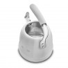 Свирещ чайник Smeg WKF01SS, 2.3 л,Индукция, Ненагряваща се дръжка, Стомана, Сребрист