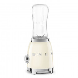 Блендер Smeg PBF01CREU, 300W, 2x 600 мл, 20000-24000 об/мин, Противоплъзгаща основа, Без BPA, Неръждаема стомана, Крема