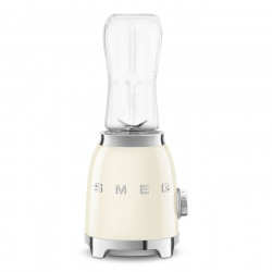 Блендер Smeg PBF01CREU, 300W, 2x 600 мл, 20000-24000 об/мин, Противоплъзгаща основа, Без BPA, Неръждаема стомана, Крема