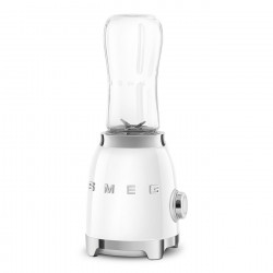 Блендер Smeg PBF01WHEU, 300W, 2x 600 мл, 20000-24000 об/мин, Противоплъзгаща основа, Без BPA, Неръждаема стомана, Бял