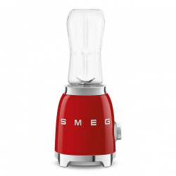 Блендер Smeg PBF01RDEU, 300W, 2x 600 мл, 20000-24000 об/мин, Противоплъзгаща основа, Без BPA, Неръждаема стомана, Червен