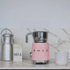 Уред за разпенване на мляко Smeg MFF11PKEU, 500 W, 600 мл, 8 програми, Подвижна кана, Автоматично изключване, Розов